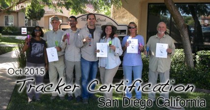 San Diego Tracker Certification 10/22/2015