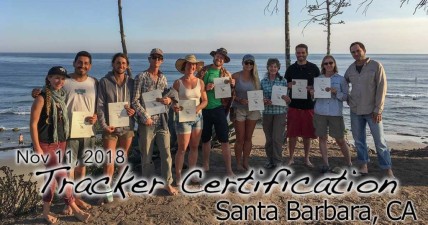Santa Barbara Tracker Certification 11/11/2018