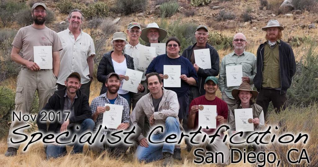 San Diego Specialist Cert 11/12/2017