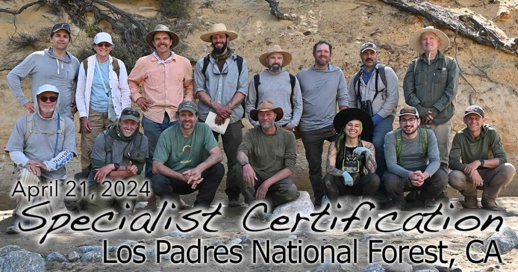 Los Padres CA Specialist Certification 4/21/2024