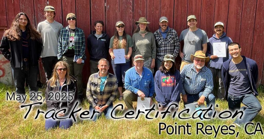 Point Reyes CA Track & Sign Certification 5/25/2025